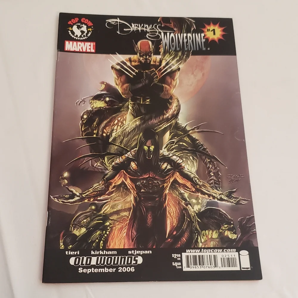 Marvel The Darkness Wolverine #1 Sep 2006 Comic Book